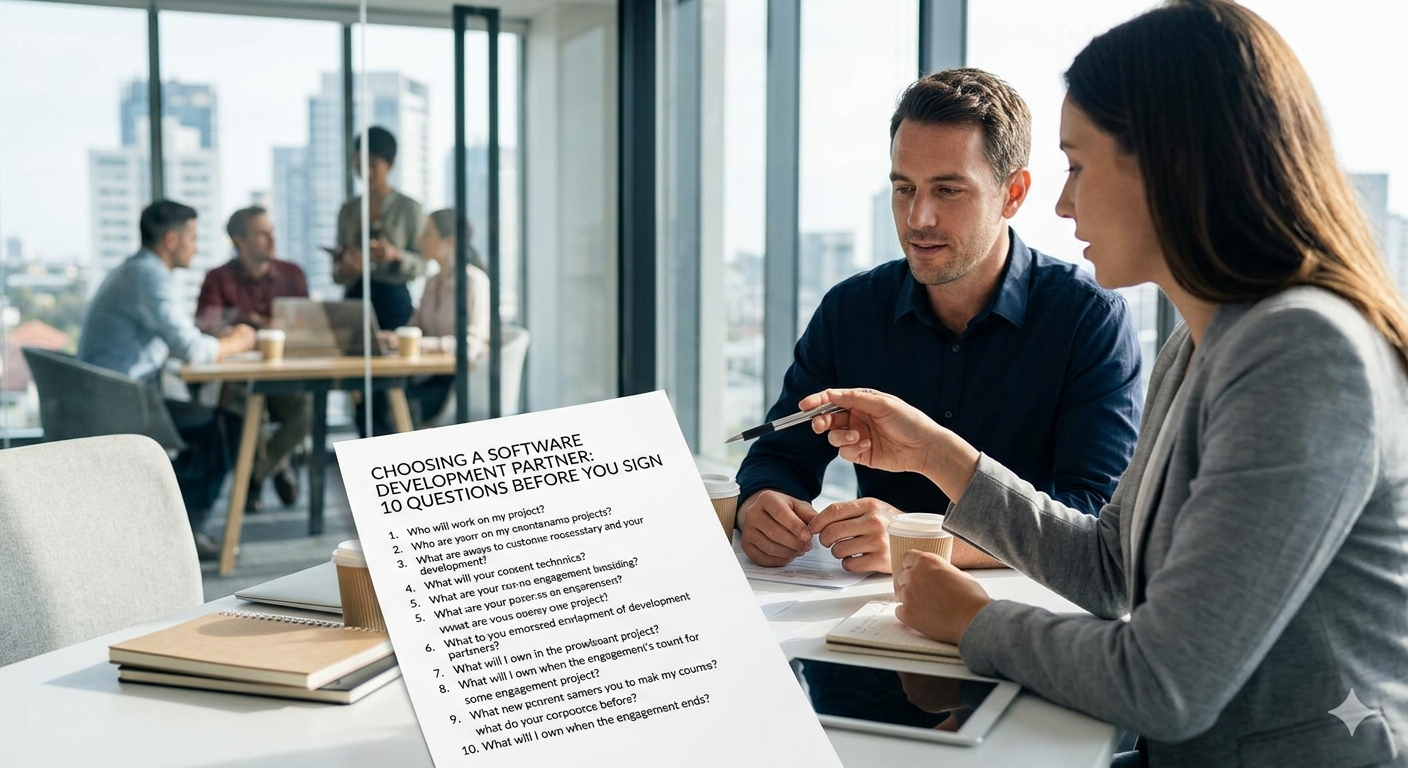 Choosing a Software Development Partner — 10 Questions to Ask Before You Sign
